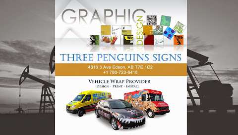 Three Penguins Signs Three Penguins Signs